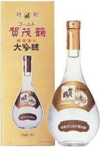 Amazon.co.jp: 賀茂鶴 特製ゴールド賀茂鶴 大吟醸 純金箔入 720ml【6月